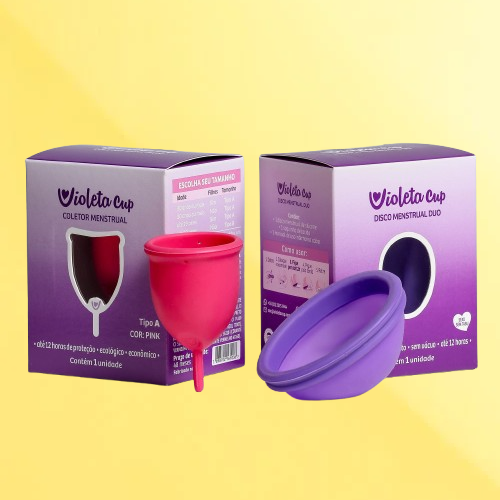 kit disco menstrual + coletor menstrual