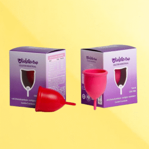 2 coletores menstrual violeta cup