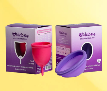 kit disco menstrual + coletor menstrual